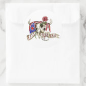 LSC-Aufkleber Runder Aufkleber (Tasche)