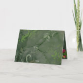 L'shana Tova Happy Rosh Hashanah Pomegranates Card Ankündigung (Rückseite)