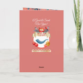 L'Shana Tovah! Rosh Hashanah Jüdisches Neujahr Einladung (Rückseite)