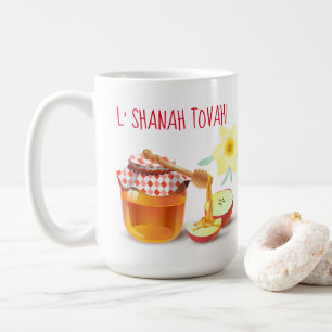L'Shanah Tovah! Ein guter und süßer Jahreshonig Kaffeetasse