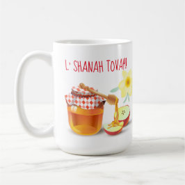 L'Shanah Tovah! Ein guter und süßer Jahreshonig Kaffeetasse