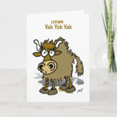 LSHIWM Yak Card Dankeskarte (Vorderseite)