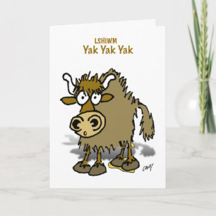 LSHIWM Yak Card Dankeskarte