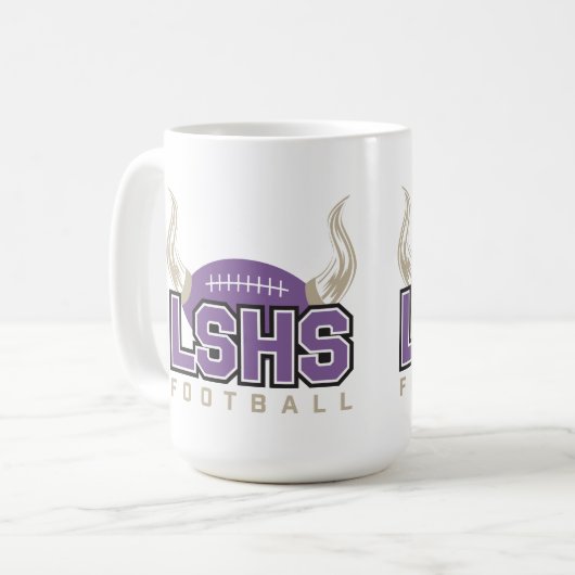 LSHS Vikings Football Kaffeetasse (Vorderseite Links)