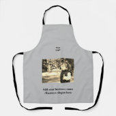 LSimple elegantes Logo hier Schürze (Vorderseite)