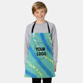 LSimple elegantes Logo hier Schürze (Getragen)