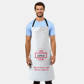 LSimple elegantes Logo hier Schürze (Getragen)