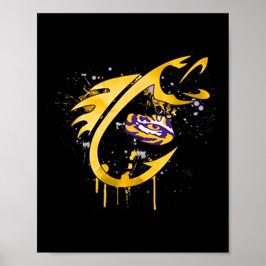 Lsu Tigers Angelhaken Poster (Vorne)