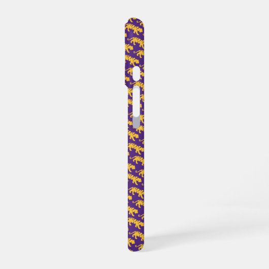 LSU Tigers iPhone 16 Fall - Lila & Gold Fall iPhone 16 Hülle (Linke Seite)