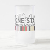 LSVA mattierte GlasTasse Mattglas Bierglas (Mittel)