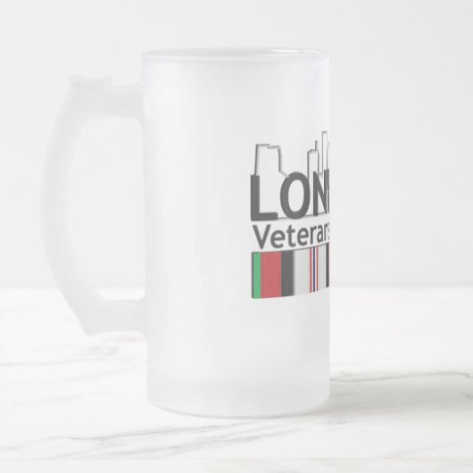 LSVA mattierte GlasTasse Mattglas Bierglas (Links)
