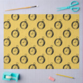 Lt Blue and Gold Nautical Series Design 5 Seidenpapier (Basteln)