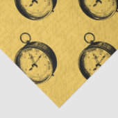 Lt Blue and Gold Nautical Series Design 5 Seidenpapier (Ausschnitt)