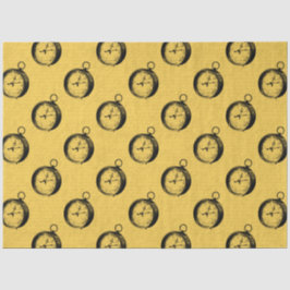 Lt Blue and Gold Nautical Series Design 5 Seidenpapier