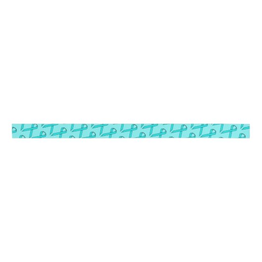 Lt Blue/Aquamarin Standard Ribbon b y Kenneth Yonc Ripsband (Vorderseite)