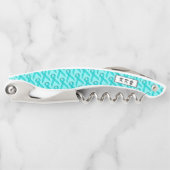 Lt Blue / Aquamarin Standard Ribbon von Kenneth Yo Kellnermesser (Vorderseite)