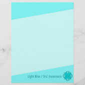 Lt Blue / Aquamarines Kleberband von Kenneth Yonci Flyer (Hinten)