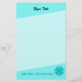 Lt Blue / Aquamarines Kleberband von Kenneth Yonci Flyer (Hinten)