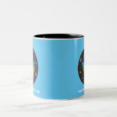 Lt Blue Resist Rainbow Tasse (Mittel)