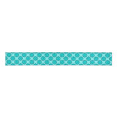 Lt Blue/Teal Flower Ribbon by Kenneth Yoncich Ripsband (Vorderseite)