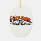 Lt Dans Tiki Bar u. Pool-Oasen-Bikini-Baby Keramikornament (Hinten)