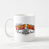 Lt Dans Tiki Bar u. Pool-Oasen-Waren Kaffeetasse (Links)