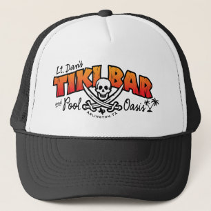 Lt Dans Tiki Bar u. Pool-Oasen-Waren Truckerkappe