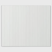 Lt Gray White Uneven Strip Pattern Geschenkpapier (Flach)