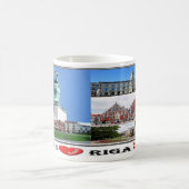 LT Lietuva - Lettland - Kaffeetasse (Mittel)