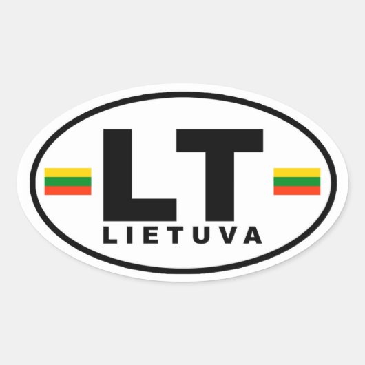 LT Lietuva Sticker (Vorderseite)