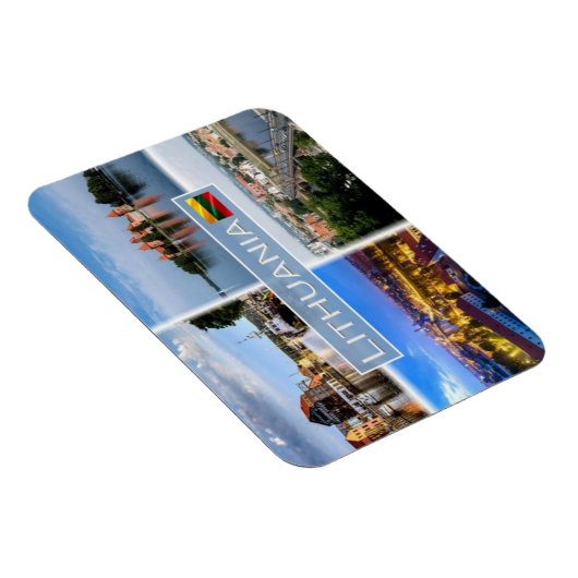 LT Litauen - Klaipeda - Trakai Island - Magnet (Rechte Seite)