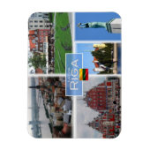 LT Litauen Lettland Litauen - Litauen - Riga Magnet (Vertikal)