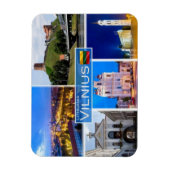 LT Litauen Lettland Litauen Litauen - Vilnius - Magnet (Vertikal)