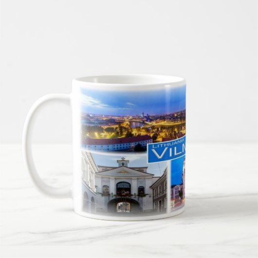 LT Litauen - Vilnius - Kaffeetasse (Links)