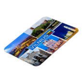 LT Litauen - Vilnius - Magnet (Linke Seite)