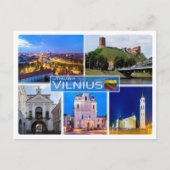 LT Litauen - Vilnius - Postkarte (Vorderseite)