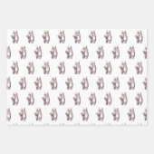 Lt Pink Ballerina Shoes En Pointe FL DIY BG Geschenkpapier Set (Vorderseite 3)