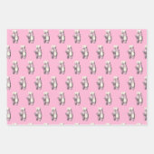 Lt Pink Ballerina Shoes En Pointe FL DIY BG Geschenkpapier Set (Vorderseite 2)