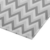 Lt Two Gray White Chervron ZigZag Schneidebrett (Ecke)