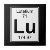 Lu - Lutetium Fliese (Vorderseite)