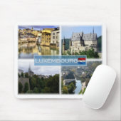 LU Luxembourg - Alzette - Mousepad (Mit Mouse)