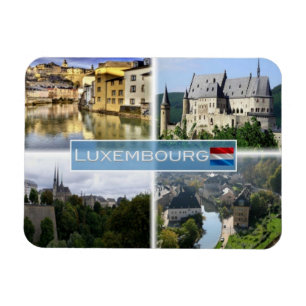 LU Luxembourg - Alzette - Schloss Vianden - Magnet