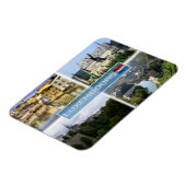LU Luxemburg - Alzette - Vianden Castle - Magnet (Linke Seite)