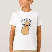 Lu-nut-ic Funny Peanut Puns T-Shirt (Vorderseite)