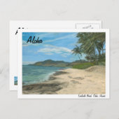 Lualualei Strand-Hawaii-Postkarte Postkarte (Vorne/Hinten)