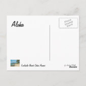 Lualualei Strand-Hawaii-Postkarte Postkarte (Rückseite)