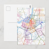 Lu'An China Stadtplan Postkarte (Vorne/Hinten)