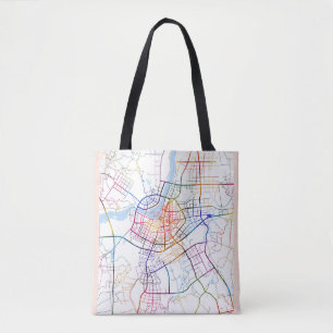 Lu'An China Stadtplan Tasche