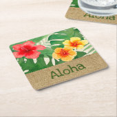 Luana Watercolor Rechteckiger Pappuntersetzer (angewinkelt)