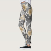 Luana Watercolor tropische neutrale Leggings (Links)